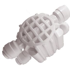 Push Fitting Auto Shut Off Valve (1/4 inch Tube)