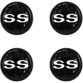 10L0L Golf Cart SS Labels Tape Decals for Wheel Covers Hub Cap, Set of 4