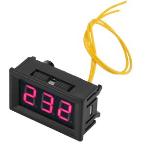 AC Voltmeter Digital LED Display Voltage Meter Panel 2 Wire Mini Voltage Tester 70-380V Volt Gauge