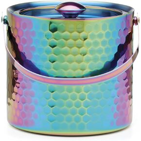 Cambridge 3 Qt Rainbow Faceted Insulated Ice Bucket, 1 Count, No Color