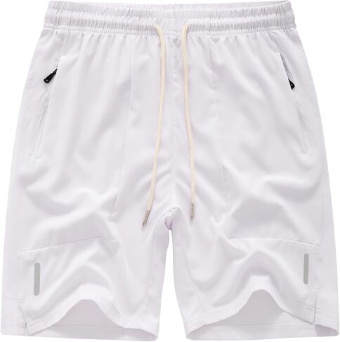 Men's Running Athletic Shorts Quick Dry Lightweight Gym Shorts for Men Workout Basketball Exercise Shorts with Pockets in Saudi Arabia