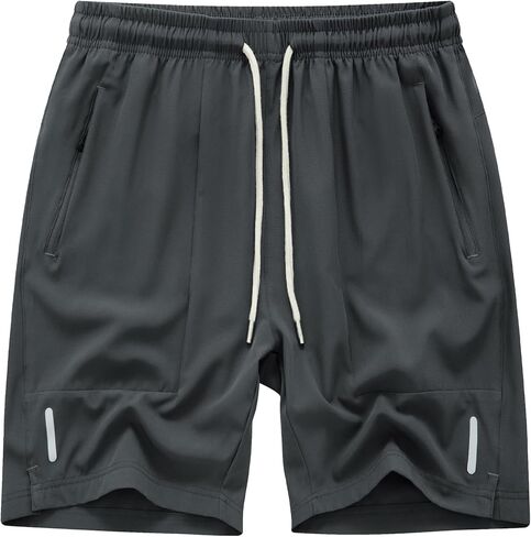 Men's Running Athletic Shorts Quick Dry Lightweight Gym Shorts for Men Workout Basketball Exercise Shorts with Pockets in Saudi Arabia