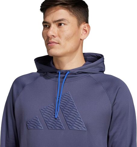 adidas Men's Game and Go Training Big Logo Hoodie in Saudi Arabia