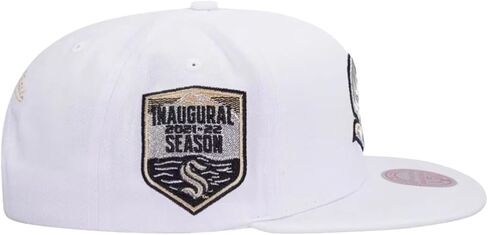 Mitchell & Ness Seattle Kraken NHL Winter White Snapback Hat Cap in Saudi Arabia