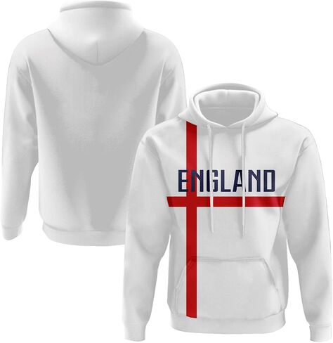 Soccer Pullover Hoodie Flag Sweatshirt Fashion Casual Print Gifts for Soccer Fans Men S-2XL in Saudi Arabia