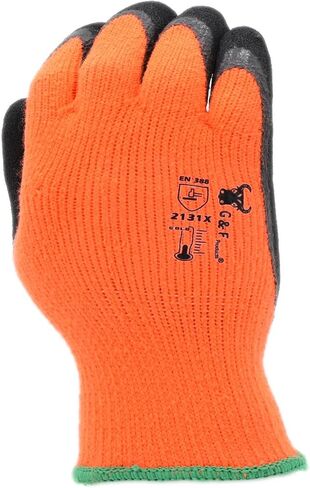 G & F GripMaster Cold Weather Outdoor Work Gloves, Winter Driving Gloves, Micro-Foam Latex Double Coated, heavy Duty in Saudi Arabia