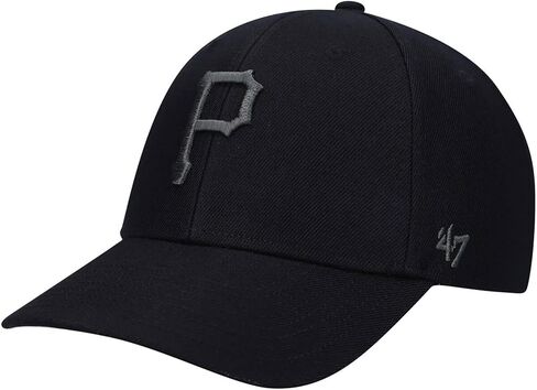 47 Pittsburgh Pirates Hat Mens Womens MVP Capable Cap ، Black ، Logo in Saudi Arabia