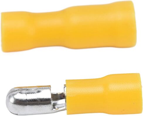 50PCS CRIMP CONNECTOR 12‑10 SNAP CONCITIONS ، AWG SANED SANDALE TERMINAL TERMINAL SET KIT أصفر FRD5.5-195 MPD5.5-195 لأتمتة المعدات الكهربائية/ in Saudi Arabia
