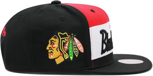 Mitchell & Ness Chicago Blackhawks NHL Retro Sport Snapback Hat Cap - Black in Saudi Arabia
