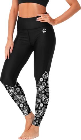 AOBUTE Women Swim Pants UPF 50+ Rash Guard Pants High Waisted Swimming Leggings in Saudi Arabia