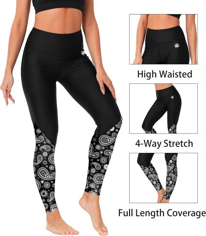 AOBUTE Women Swim Pants UPF 50+ Rash Guard Pants High Waisted Swimming Leggings in Saudi Arabia