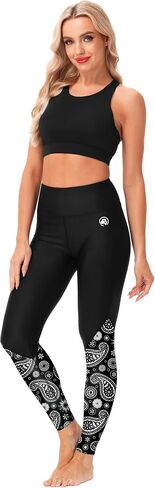 AOBUTE Women Swim Pants UPF 50+ Rash Guard Pants High Waisted Swimming Leggings in Saudi Arabia