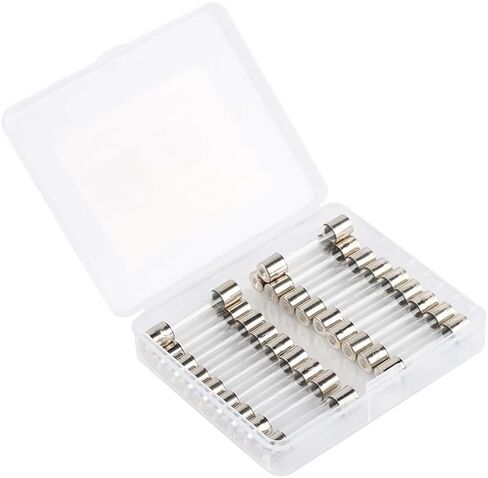 20 PCS F6AL 250V 6A الصمامات الزجاجية السريعة ، 6 × 30 مم/0.24x1.18 بوصة (6AMP) (F6AL250V) in Kuwait