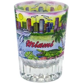 Miami Florida Double Shot Glass