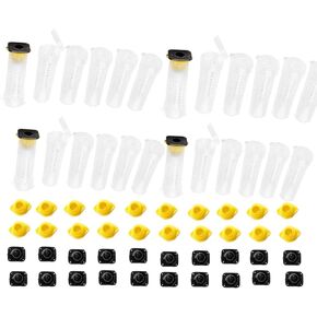 20 pcs Beekeeping Queen Bee Roller Cages Queen bee rasing Rearing Cell Cup kit Holder Cell Fixture for nicot System