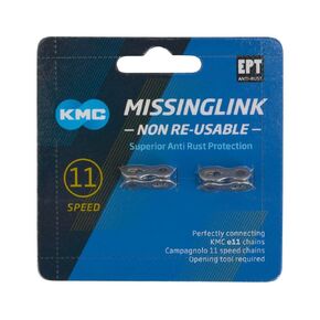 KMC Missing Link 11-Speed Silver (Blue)
