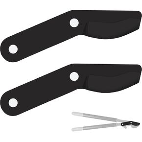 (2-Pack) Steel Replacement Blade Compatible with Fiskars Loppers Fit for PowerGear2 Bypass Loppers 27" & 32" - Loppers Large Blade for Fiskars Garden Tools - Black