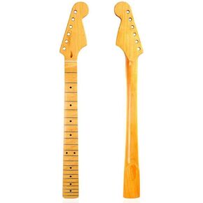 22 Fret Replacement Maple Neck Fingerboard For Strat St Stratocaster (Lacquer)