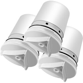 Faucet Water Filter, Replacement for Culligan FM-15 Faucet-Mount Water Filter, Culligan FM-15RA Filtration System, NSF Certified, White Finish, 3 Packs