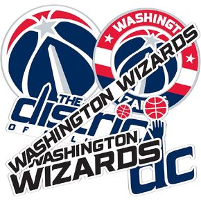 Desert Cactus Washington Wizards Sticker NBA Officially Licensed Vinyl Decal Laptop Water Bottle Car Scrapbook Sheet (Type 2)