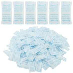Silica Gel Packets, 1 Gram 200 Pack Food Grade Silica Gel Packs Desiccants, Silica Gel Desiccant Pack- Mois ture Absorber Dehumidifier for Food Storage