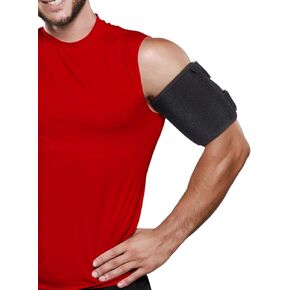 ARMSTRONG AMERICA Bicep Tendonitis Brace, Bicep Band & Upper Arm Compression Sleeve I Triceps & Biceps Muscle Support For Upper Arm Tendonitis Pain Relief Or Bicep Strains (LARGE 10" to 16")