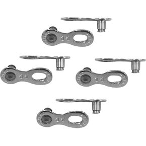 Bicycle Quick Master Links Reusable Compatible with 11 Speed Shimano Road Bike Chains, Pack of 4 Pairs