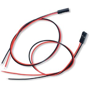 10 Pieces 2 Pin Single Head Female Jumper Wire 2.54mm Pitch Connector Length 30cm for 3D Printe