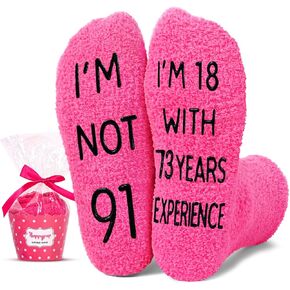 HAPPYPOP 98th Birthday Gifts For Women - 98 Year Old Birthday Gifts For Women, 98th Birthday Socks For Her, 98th Gift Ideas