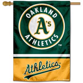 WinCraft Oakland Athletics Double Sided House Flag