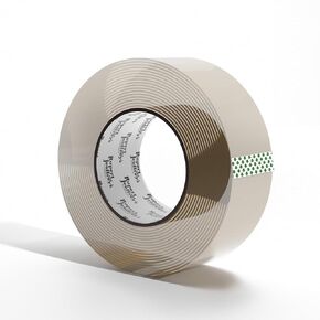 Industrial Grade Clear Packing Tape - 165 Yards per Roll - 3" Wide x 2.5 mil Thick, Acrylic Adhesive Heavy Duty Tape for Boxes and Corrugated Packaging (1)
