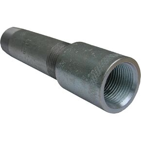 LASCO 28-0517 Galvanized Nipple and Coupling with Right and Left Hand Thread, 3/4-Inch x 4-Inch,Black