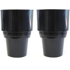 JSP Manufacturing Golf Cart Cup Holder Fits EZGO Club Car, Yamaha Replacement Holder for 16.4 oz Portable Propane Cylinder or Drink Holder (2 Pack, Black)