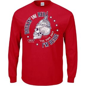 Washington Hockey Fans. Rockin' the Red 'Til the Day I'm Dead Red T-Shirt (Sm-5X)