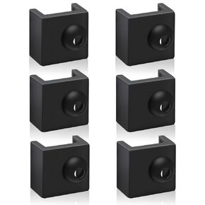 6Pack 3D Printer Hotend Silicone Sock 300°C High Temperature Heater Block Cover Silicone Cover Compatible with Creality Ender 3 Series, Ender 5 Series, Cr-10 Series and Other Models with Mk7, Mk8, Mk9