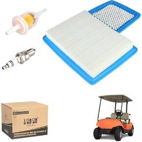 10L0L Golf Cart Air Filter Tune up Kit for Yamaha G16A G19 G20 G21 G22 G22A G29 Drive Gas Golf Cart 1996-UP 4 Cycle 301cc 357cc Engine Replace Air Filter JN6-E4450-00 JN6-E4450-01 JN6-E445E-00