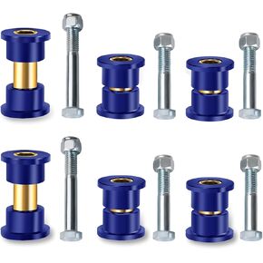 Drive-up Club Car DS Bushings and Sleeve Kit, Polyurethane Bushings Kit Fits for Front Upper A Arm Suspension DS 1992-up Models, Replaces OEM 1016346