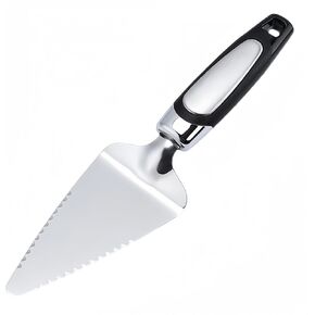 Pie Server Spatula,Stainless Steel Cake Cutter Slicer,Pizza Tart Dessert Cutter,Black