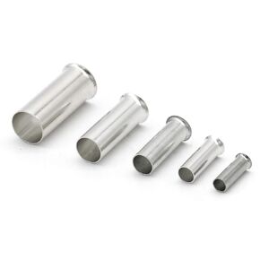 Baomain Ferrule Pin Cord End Terminal Kit 4, 6, 8,10,12 AWG Sizes Wire Copper Crimp Connector Non Insulated Pack of 450
