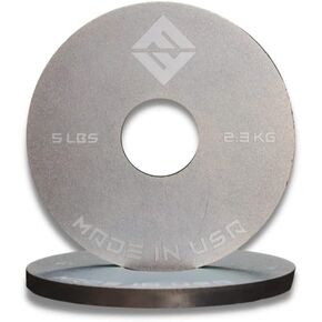 F&F STEEL Change Plate Set - 5LB x 2- Fully Calibrated Steel Weight Plates For Cross, Strength, and Olympic Lift Training…