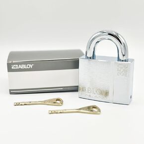 Abloy PL350 PROTEC2, 25mm, High Security Keyed Padlocks for Containers, Train Wagons, Trucks, Lorries, Heavy Sliding Doors, Military Applications