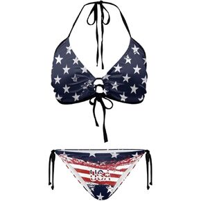 Ystardream Women's String Bikini Push Up Thong Bathing Suits 2 Piece Swimsuits
