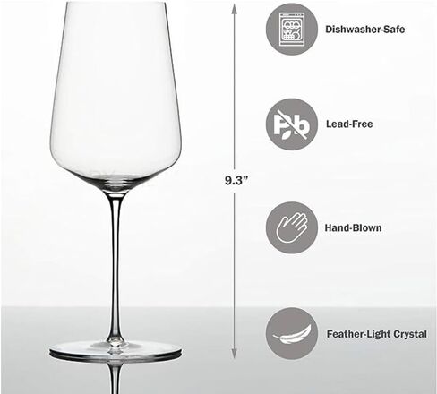Zalto Denk'Art Universal Hand-Blown Crystal Wine Glasses | Set of 2 Glasses in Saudi Arabia
