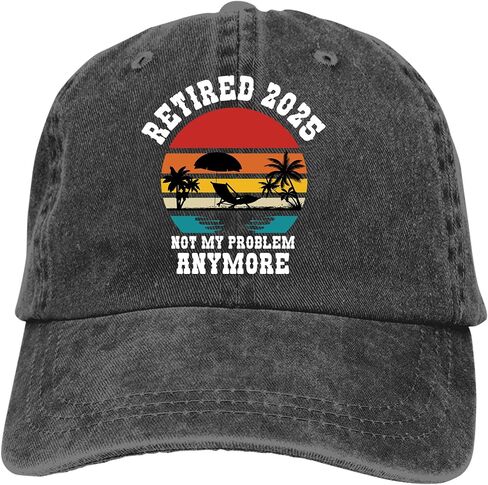 Retired 2025 Not My Problem Anymore Hat for Men Women, Adjustable Cotton Retirement Baseball Cap in Saudi Arabia