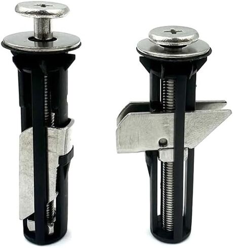2Pack Universal Toilet Seat Screws Toilet Seat Hinges Bolt Screws for Bathroom Toilet Seat Fix Replacement Toilet Lid Fixing Parts in Saudi Arabia