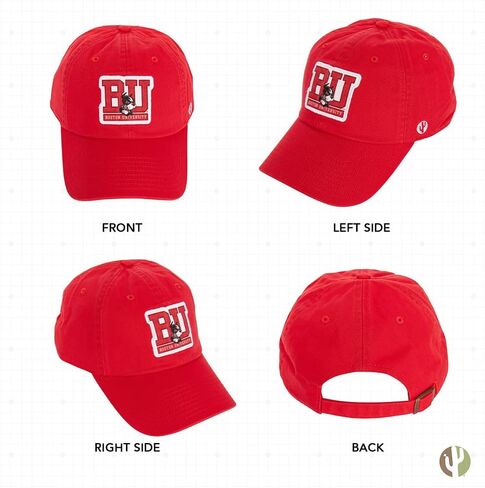 Desert Cactus Boston University Baseball Hat Terriers BU Brimmed Embroidered Hats Cap Adjustable Cloth Strap Adult in Saudi Arabia