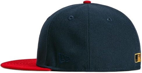 عصر جديد NY New York Yankees 59Fifty Cooperstown 75th World Series (1978) Gold Side Patch Capt Forted ، HAT in Saudi Arabia