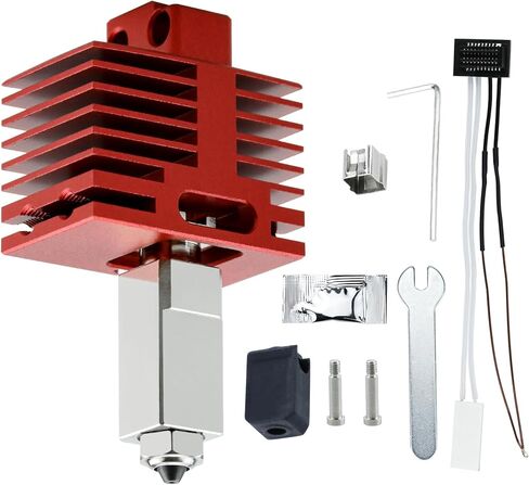 TZ4.0 Upgrade P1 Hotend High Flow Head Kit متوافق مع Bambu Lab P1P/P1S Series 3D Printers ، مع فوهة الصلب الصلب القابلة للإزالة 0.4 ملم ، وملحقات الطابعة ثلاثية الأبعاد in Kuwait