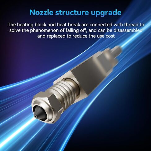 TZ4.0 Upgrade P1 Hotend High Flow Head Kit متوافق مع Bambu Lab P1P/P1S Series 3D Printers ، مع فوهة الصلب الصلب القابلة للإزالة 0.4 ملم ، وملحقات الطابعة ثلاثية الأبعاد in Kuwait