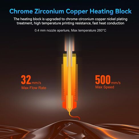 TZ4.0 Upgrade P1 Hotend High Flow Head Kit متوافق مع Bambu Lab P1P/P1S Series 3D Printers ، مع فوهة الصلب الصلب القابلة للإزالة 0.4 ملم ، وملحقات الطابعة ثلاثية الأبعاد in Kuwait